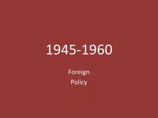 1945-1960