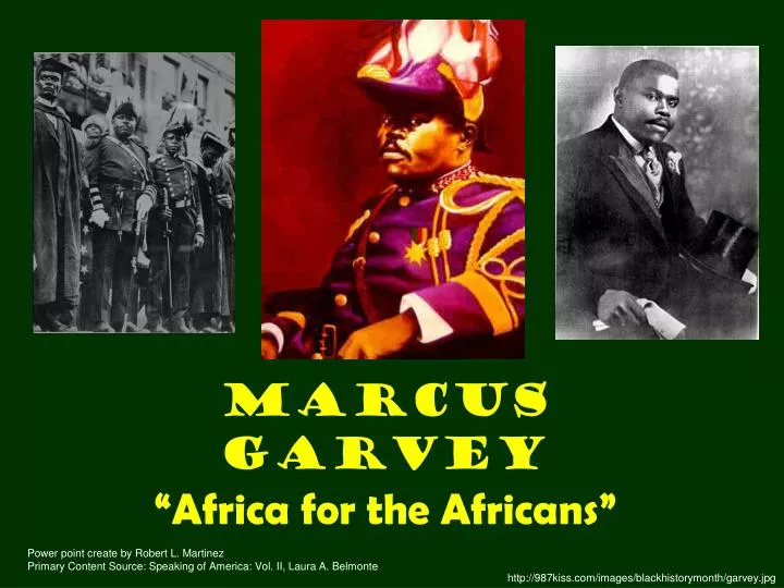 marcus garvey africa for the africans