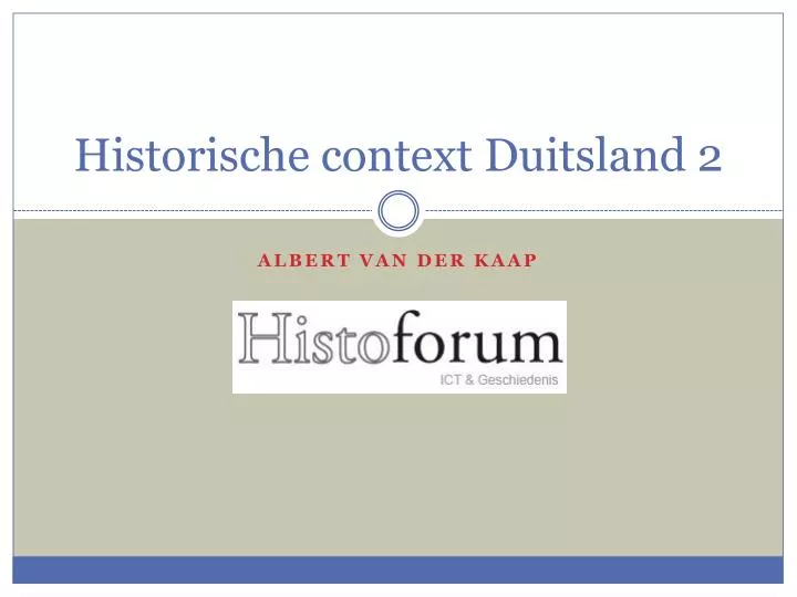 historische context duitsland 2