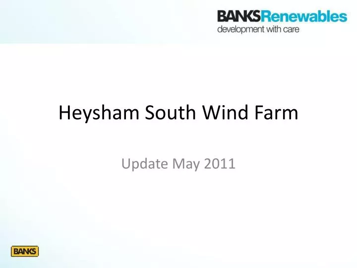 heysham south wind farm