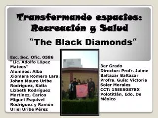 transformando espacios recreaci n y salud