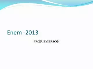 enem 2013