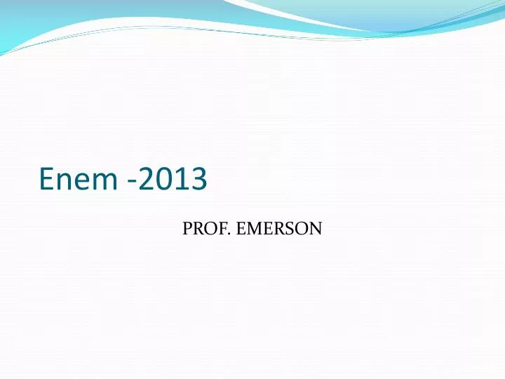 enem 2013