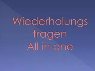 wiederholungsfragen all in one