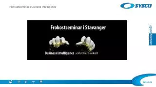 frokostseminar business intelligence