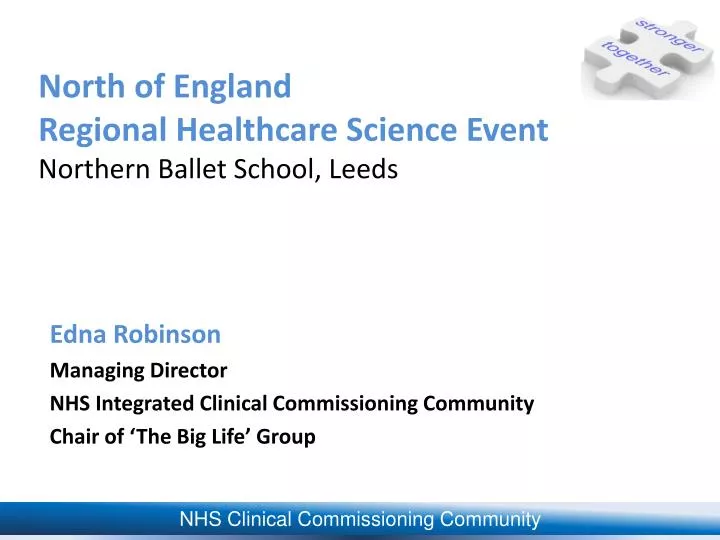 north of england regional healthcare science event northern ballet school leeds