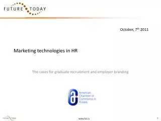 Marketing technologies in HR