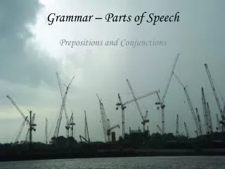 grammar parts of speech