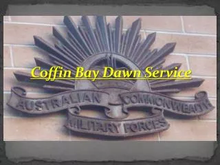 Coffin Bay Dawn Service