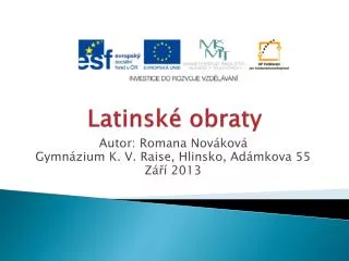 latinsk obraty