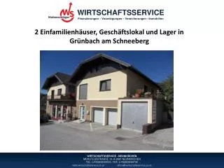 WIRTSCHAFTSSERVICE Finanzierungen – Veranlagungen – Versicherungen - Immobilien