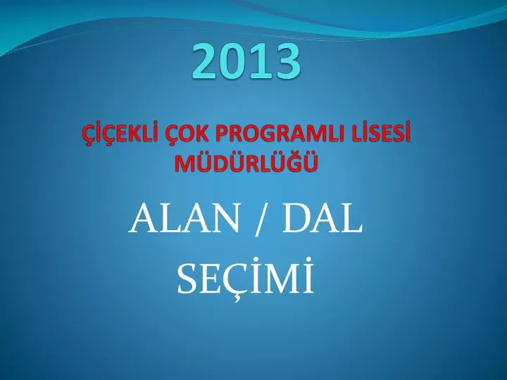 2013 ekl ok programli l ses m d rl