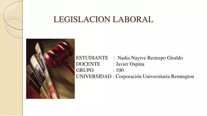 legislacion laboral