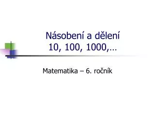 n soben a d len 10 100 1000