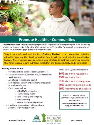 Promote Healthier Communities