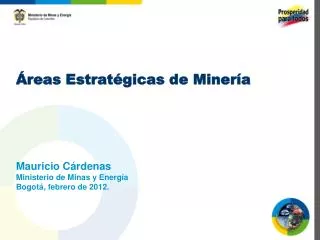 reas estrat gicas de miner a