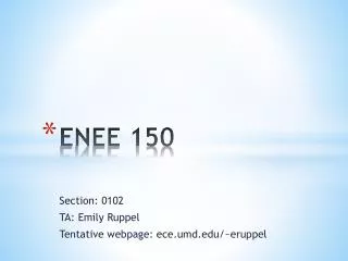 ENEE 150