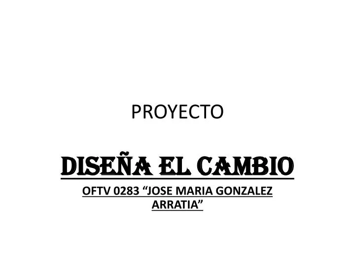 proyecto