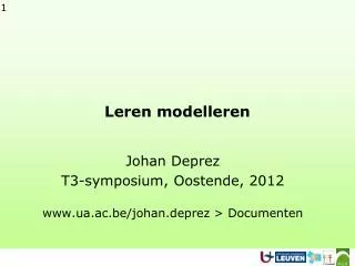 leren modelleren