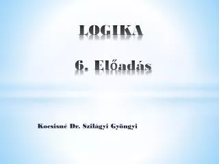 logika 6 el ad s