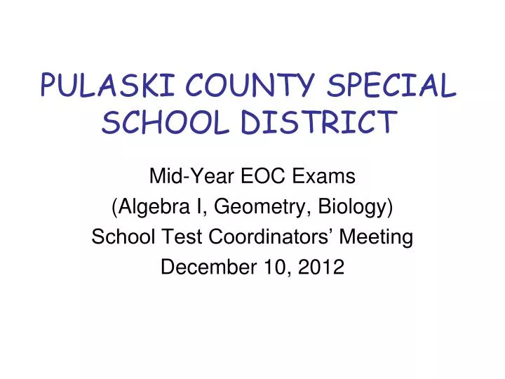 pulaski county special school district