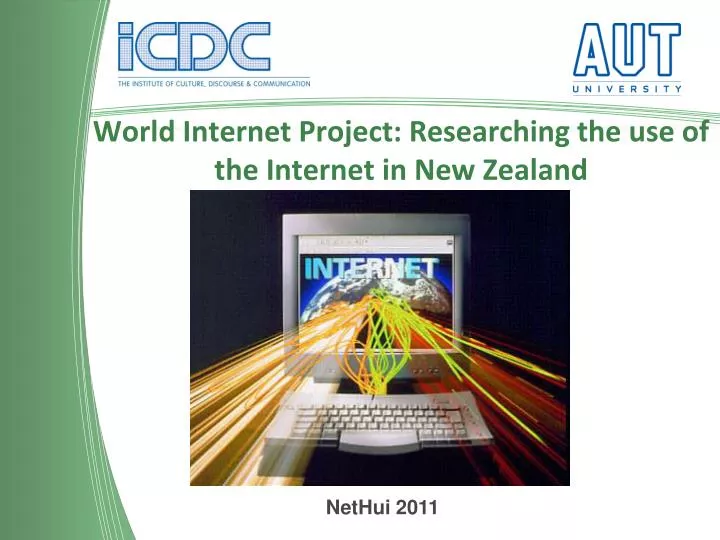 world internet project researching the use of the internet in new zealand