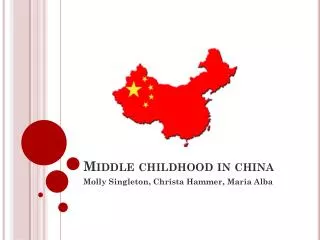 Middle childhood in china