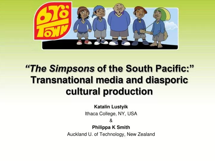 the simpsons of the south pacific transnational media and diasporic cultural production