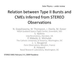 Relation between Type II Bursts and CMEs Inferred from STEREO Observations