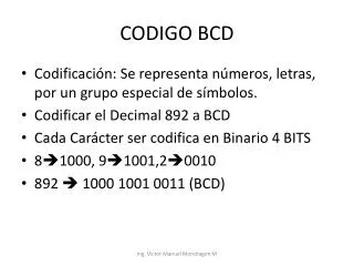 codigo bcd