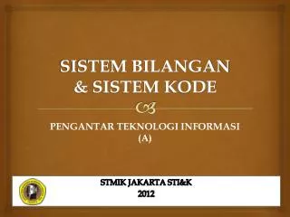 sistem bilangan sistem kode