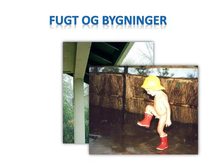 fugt og bygninger