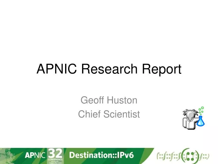 apnic research report