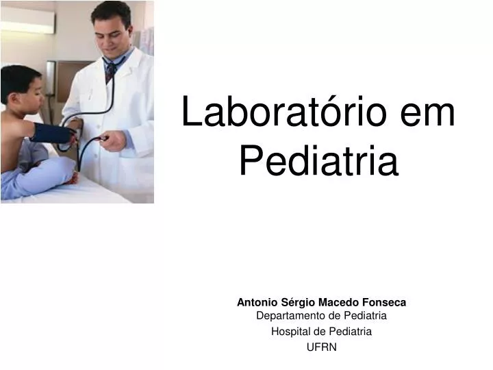 laborat rio em pediatria