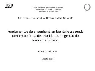 ricardo toledo silva agosto 2012