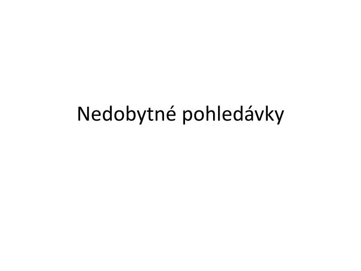 nedobytn pohled vky