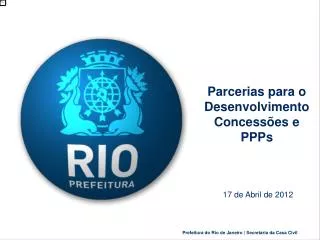 parcerias para o desenvolvimento concess es e ppps