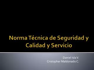 daniel isla v cristopher maldonado c