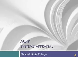 Aqip Systems appraisal