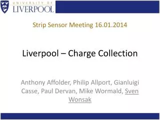 Liverpool – Charge Collection