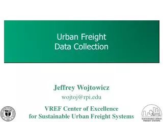 Urban Freight Data Collection