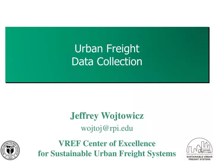 urban freight data collection