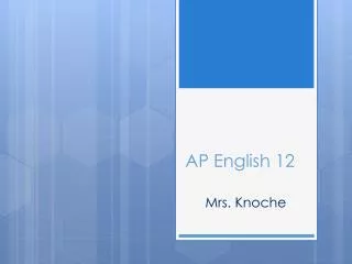 AP English 12