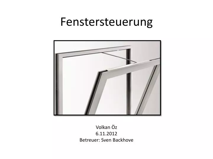 fenstersteuerung