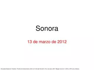 sonora