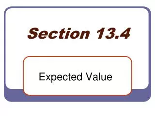 Section 13.4