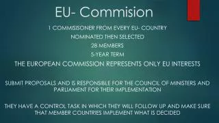 EU- Commision