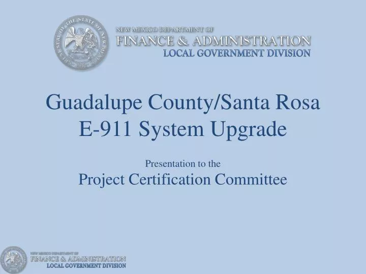 guadalupe county santa rosa e 911 system upgrade
