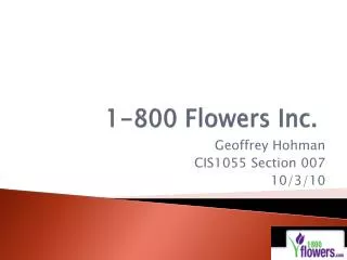 1-800 Flowers Inc.