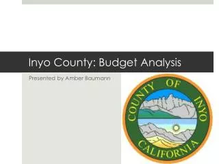 Inyo County: Budget Analysis